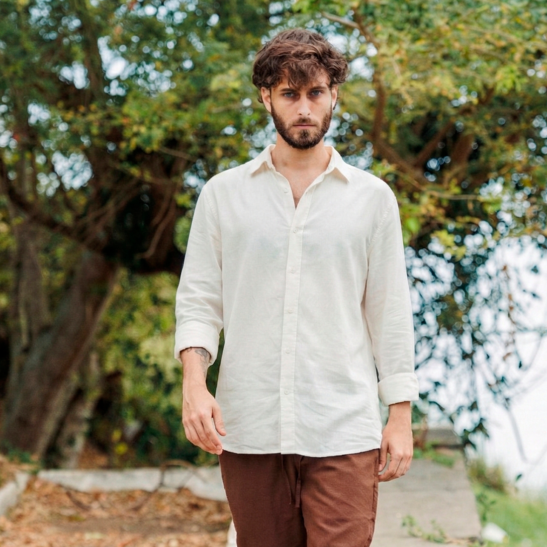 Camisa de Linho Minimal