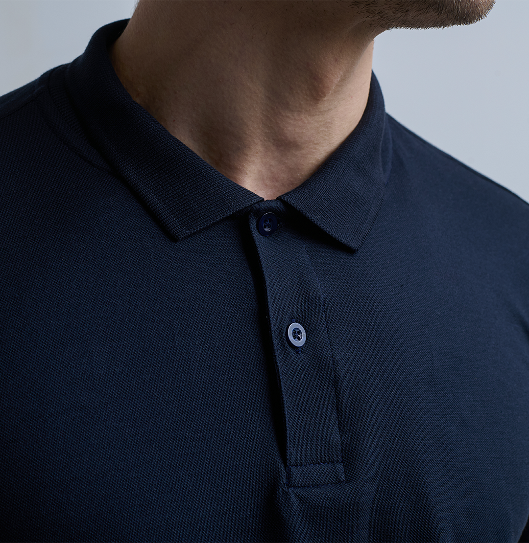 Camisa Polo Manga Longa